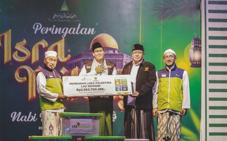 LAZ SIDOGIRI KEMBALI SALURKAN BANTUAN UNTUK PALESTINA