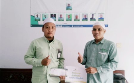 LAZ SIDOGIRI BERIKAN BANTUAN SPEAKER DAN MICROPHONE UNTUK MUSHALLA DI PASURUAN