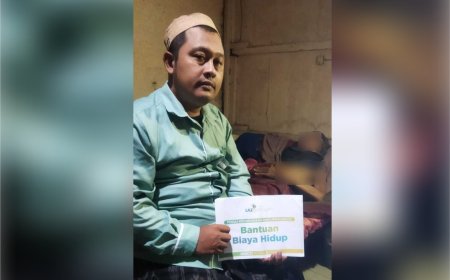 BANTUAN BIAYA HIDUP BAGI PEJUANG STROKE, WUJUD KEPEDULIAN DARI LAZ SIDOGIRI