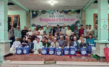 LAZ SIDOGIRI BAGI-BAGI BINGKISAN PULUHAN GURU NGAJI DI JEMBER
