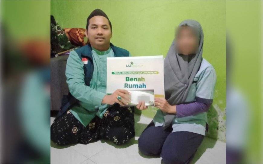 LAZ SIDOGIRI BANTU BENAH RUMAH WARGA DHUAFA DI KOTA BATAM