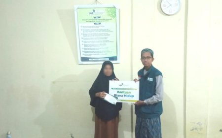 BANTUAN BIAYA HIDUP UNTUK IBU SURYATI BERKAT KEPEKAAN DONATUR LAZ SIDOGIRI