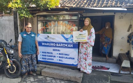 LAZ SIDOGIRI BANTU PELAKU USAHA UMKM DI SURABAYA