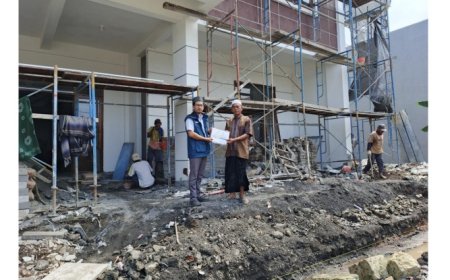 LAZ SIDOGIRI SUPPORT PEMBANGUNAN SARANA PENDIDIKAN DI PERUM SEDATI SIDOARJO