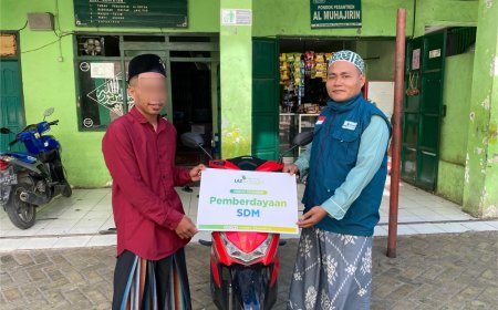 MENDORONG SEMANGAT BERKHIDMAH LAZ SIDOGIRI BERIKAN KENDARAAN UNTUK AMRI TAOPAN