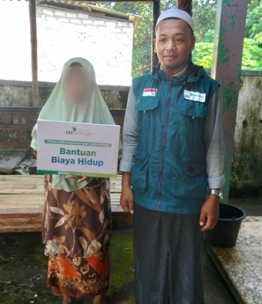 LAZ SIDOGIRI RINGANKAN BEBAN SALMA, LANSIA TANPA PENGHASILAN TETAP