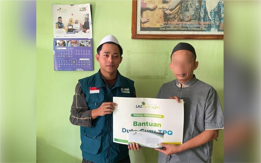 MENEBAR MANFAAT DI UJUNG NEGERI, LAZ SIDOGIRI BERI INSENTIF GURU TPQ DI BELU, NTT