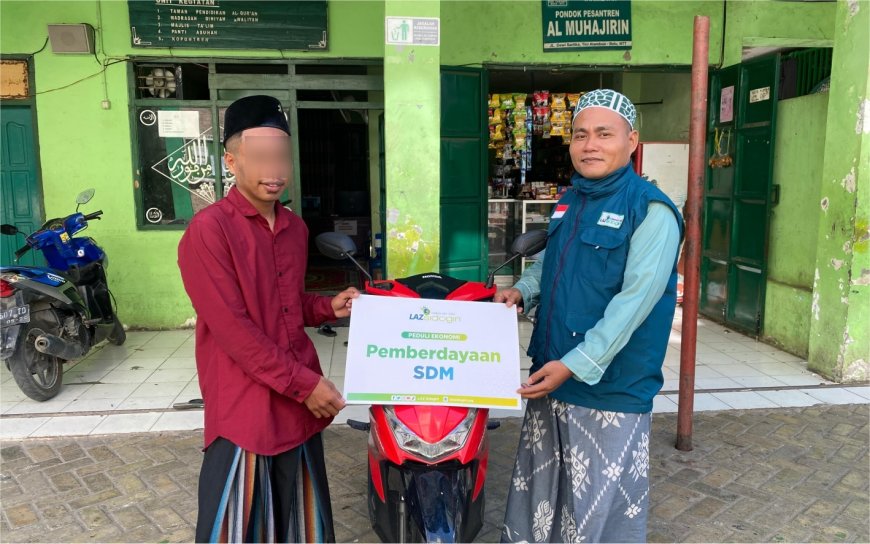 MENDORONG SEMANGAT BERKHIDMAH LAZ SIDOGIRI BERIKAN KENDARAAN UNTUK AMRI TAOPAN