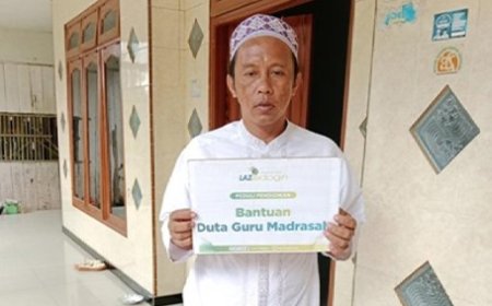 LAZ SIDOGIRI BERIKAN BANTUAN INSENTIF GURU MADRASAH DI BANGKALAN