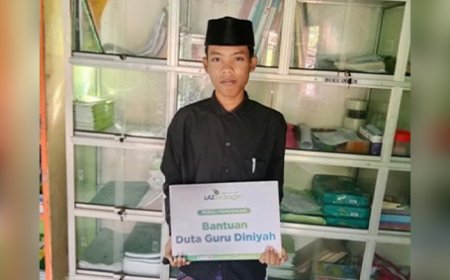 LAZ SIDOGIRI MEREALISASIKAN BANTUAN PROGRAM DUTA GURU MADRASAH DI BANGKALAN