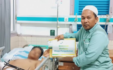 LAZ SIDOGIRI BANTU ALUMNI SIDOGIRI YANG KECELAKAAN SEPULANG JPS