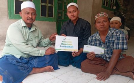 LAZ SIDOGIRI BANTU KHASBULLOH KHUZER, MERINGANKAN BEBAN PENDIDIKAN DI TENGAH KESULITAN EKONOMI