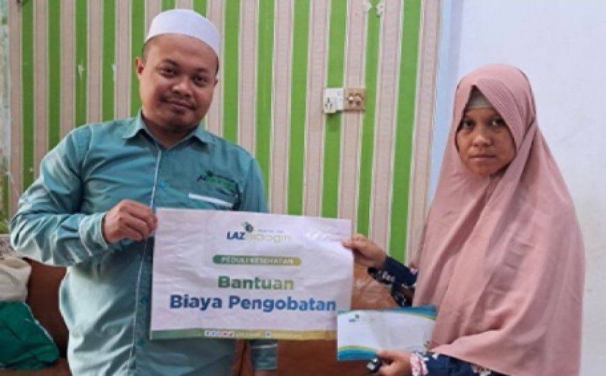 LAZ SIDOGIRI SUPPORT BIAYA BEROBAT: MENYALAKAN ASA DI TENGAH DERITA