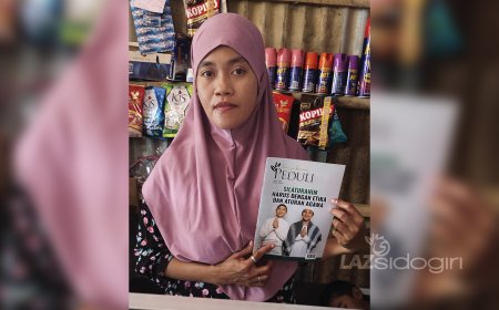 BERBAGI JADI KEBANGGAAN, IBU MIMIN DAN SPIRIT INFAQ BERSAMA LAZ SIDOGIRI