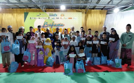 BERKOLABORASI DENGAN MAJELIS SHOLAWAT, LAZ SIDOGIRI GELAR BAHAGIA MUHARRAM DI SANGGAU KALIMANTAN BARAT