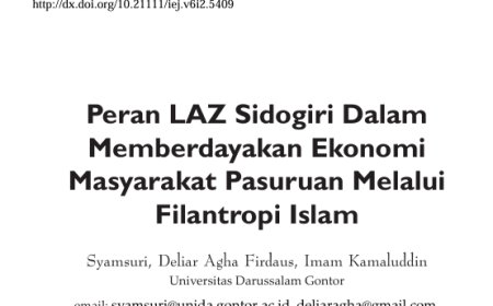 Pemberdayakan Ekonomi Masyarakat