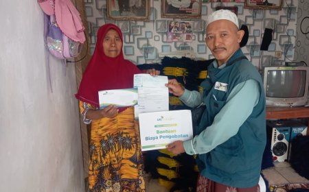 RINGANKAN DERITA, LAZ SIDOGIRI DUKUNG KESEMBUHAN WARGA KARANGREJO