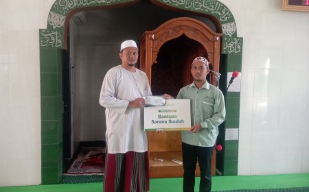 SINERGI IBADAH DAN PENDIDIKAN, LAZ SIDOGIRI TOPANG RENOVASI MASJID ALHASAN