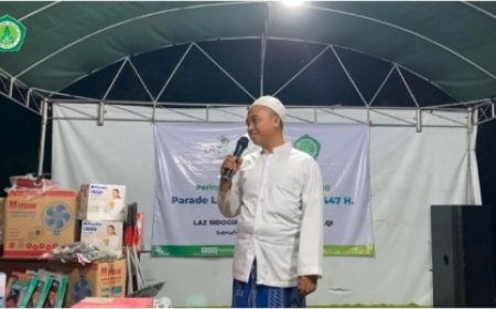 SEMARAK TAHUN BARU ISLAM, LAZ SIDOGIRI GELAR PHBI DAN BAGIKAN BANTUAN ALAT DAPUR