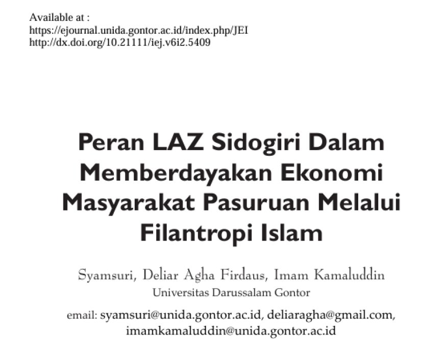 Pemberdayakan Ekonomi Masyarakat