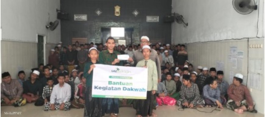 LAZ SIDOGIRI  SALURKAN BANTUAN KEPADA PEMATERI DIKLAT TAJHIZ MAYYIT DI KWANYAR