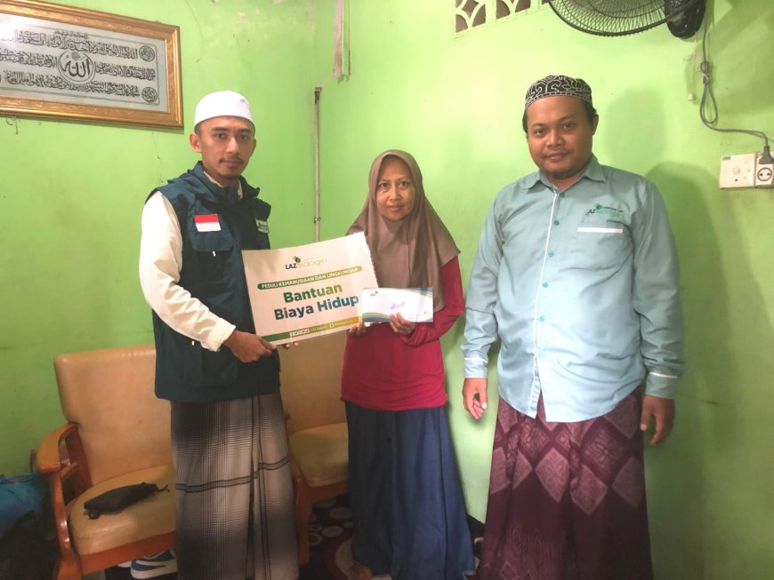 LAZ SIDOGIRI BANTU BIAYA HIDUP JANDA DHUAFA DI KOTA BATAM