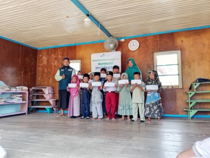MEMERIAHKAN HUT RI, LAZ SIDOGIRI PEDULI PARA YATIM DHUAFA