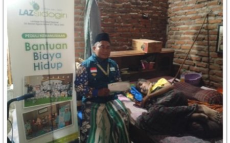 LAMA SAKIT DAN TIDAK BISA BEKERJA, LAZ SIDOGIRI BANTU WARGA PRASEJAHTERA DI SURABAYA