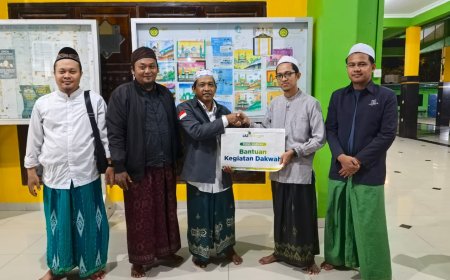 MENGUATKAN SYIAR. LAZ SIDOGIRI SALURKAN BANTUAN OPERASIONAL HALAQAH DI BATAM