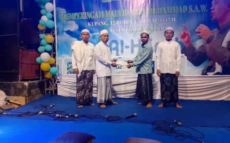 MOMENTUM MAULID NABI MUHAMMAD ﷺ, LAZ SIDOGIRI WILAYAH NTT PERKUAT DAKWAH DI KUPANG