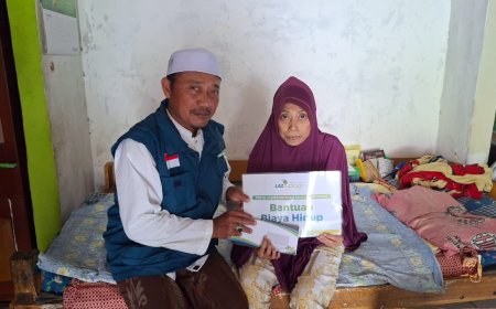 SEBAGAI TULANG PUNGUNG KELUARGA, LAZ SIDOGIRI BANTU IBU SINGLE PARENT RUMAH TANGGA DI BANJARBARU