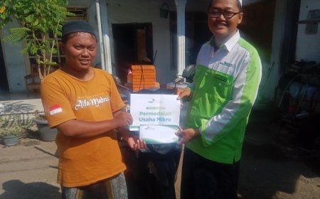 BANTU PENGEMBANGAN UMKM, LAZ SIDOGIRI SALURKAN BANTUAN DANA USAHA UNTUK WARGA PASURUAN