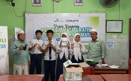 LAZ SIDOGIRI GELAR PEMERIKSAAN MATA SERTA PEMBAGIAN KACAMATA GRATIS DI SURABAYA
