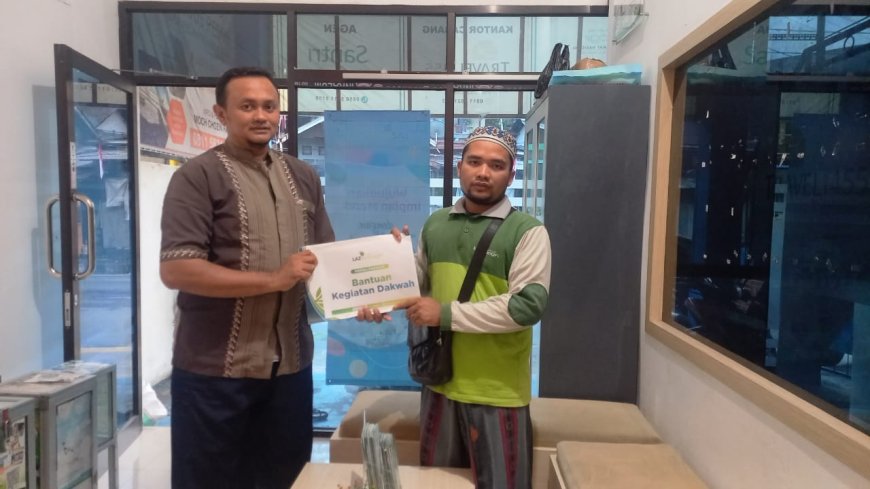 LAZ SIDOGIRI KIRIM AMDK SANTRI DUKUNG PROGRAM DAKWAH  NU KOTA BALIKPAPAN