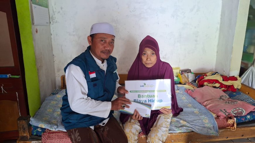 SEBAGAI TULANG PUNGUNG KELUARGA, LAZ SIDOGIRI BANTU IBU SINGLE PARENT RUMAH TANGGA DI BANJARBARU