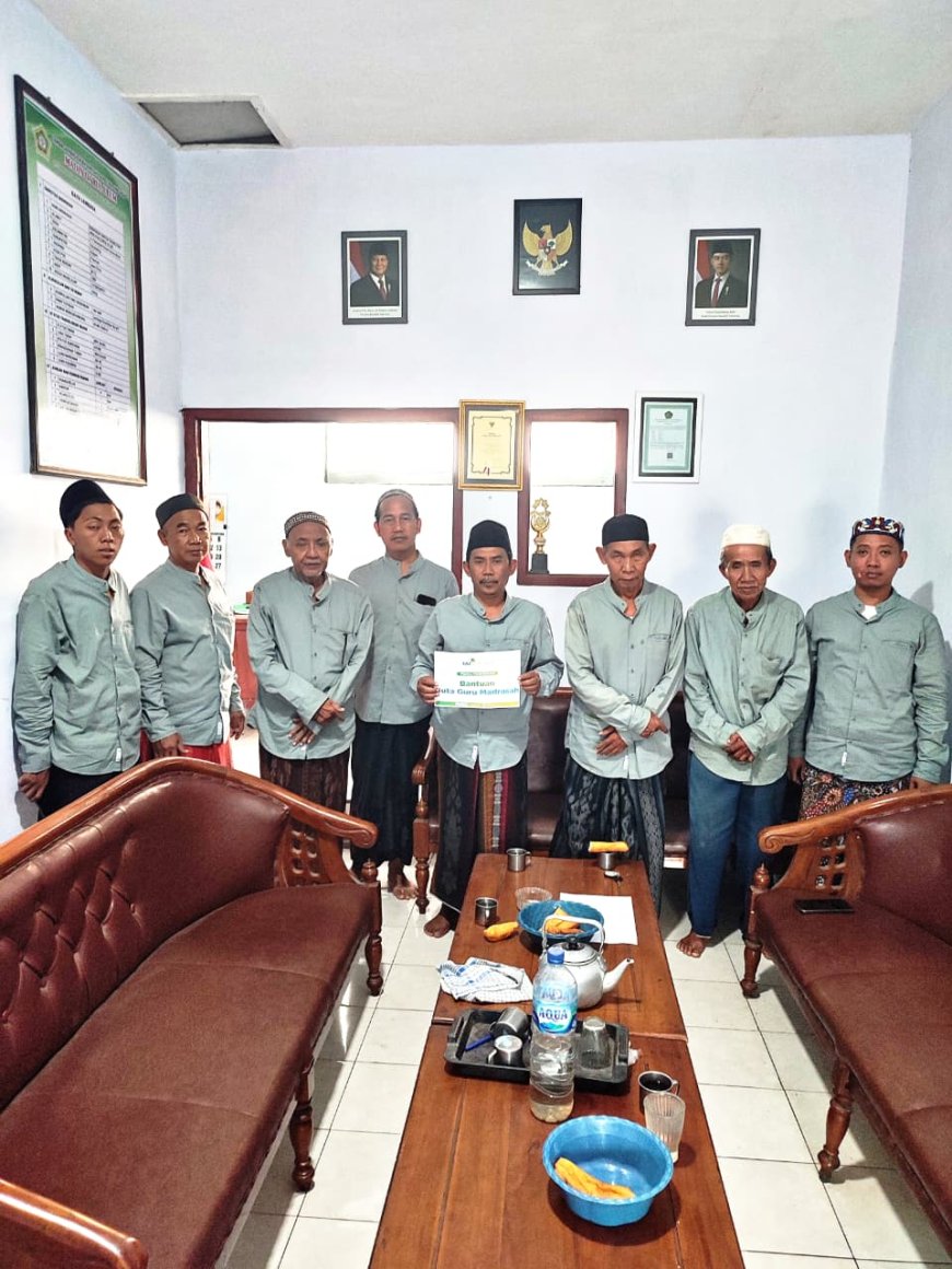 PEDULI GURU MADIN DI DESA, LAZ SIDOGIRI SUPPORT BISYARAH GURU MADIN DI KEJAYAN PASURUAN