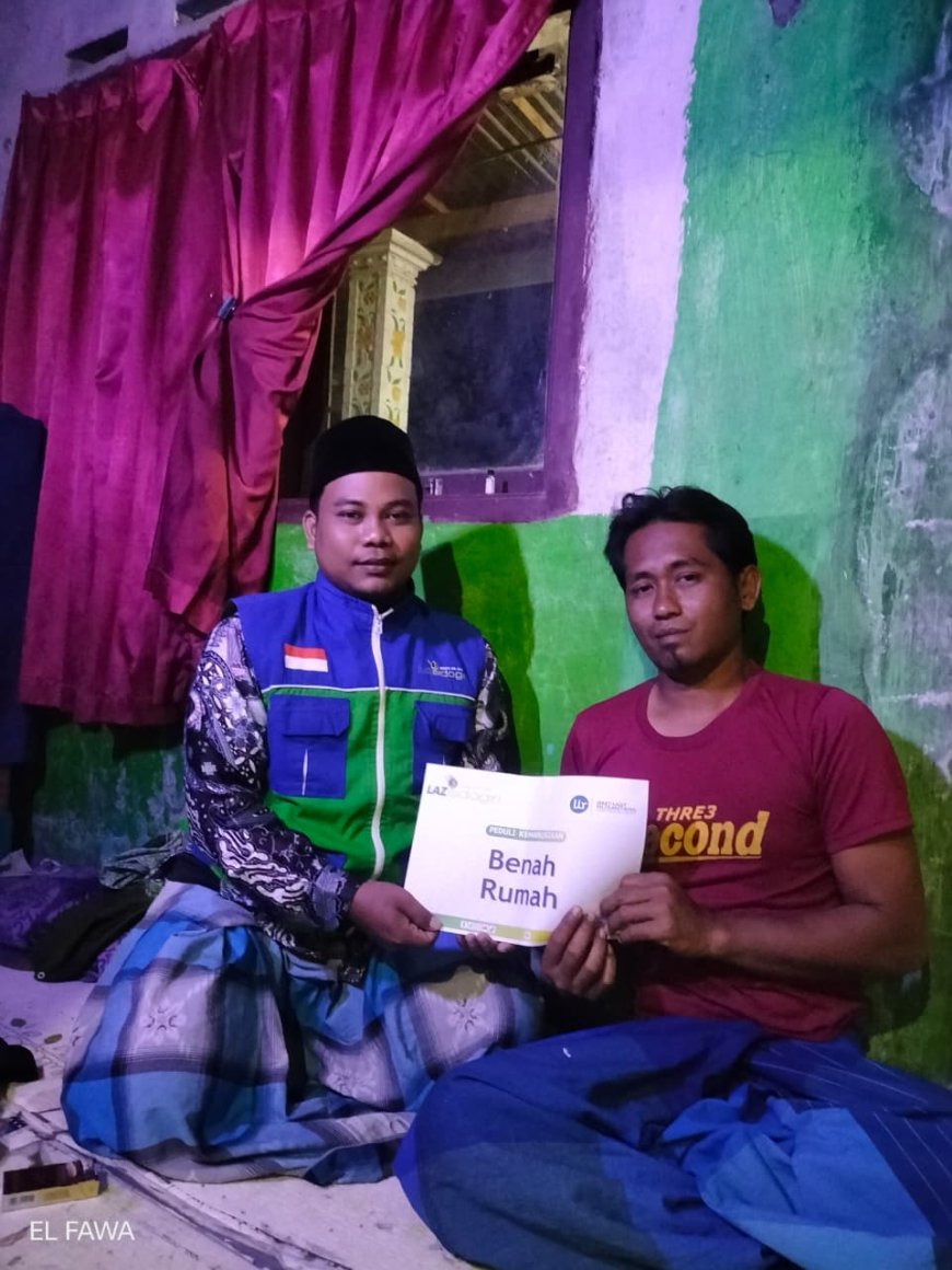 MEMBAHAYAKAN KEAMANAN, LAZ SIDOGIRI BENAHI RUMAH WARGA DHUAFA DI PASURUAN