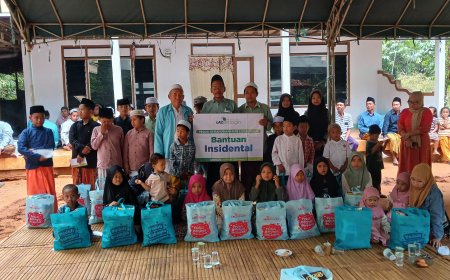 PEDULI YATIM, LAZ SIDOGIRI SANTUNI ANAK-ANAK YATIM DARI KELUARGA DHUAFA DI BANGKALAN