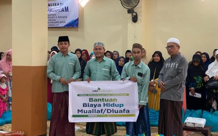 LAZ SIDOGIRI SOSIALISASI ZIS DAN SANTUNI  PARA MUALLAF DAN DHUAFA DI ATAMBUA