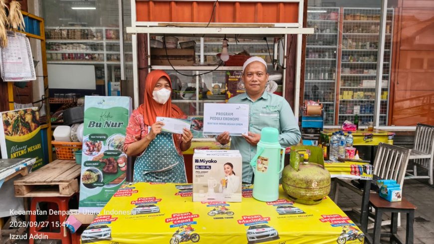 LAZ SIDOGIRI TEBAR MANFAAT, DUKUNG UMKM DI BALI AGAR TUMBUH DAN MANDIRI