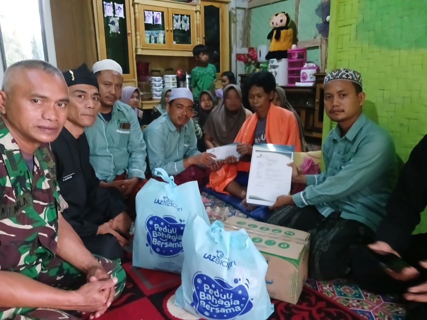 DERITA BOCOR JANTUNG 3 TAHUN, BAPAK ADANG DI GARUT TERIMA BANTUAN LAZ SIDOGIRI