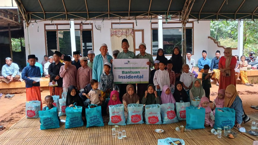 PEDULI YATIM, LAZ SIDOGIRI SANTUNI ANAK-ANAK YATIM DARI KELUARGA DHUAFA DI BANGKALAN