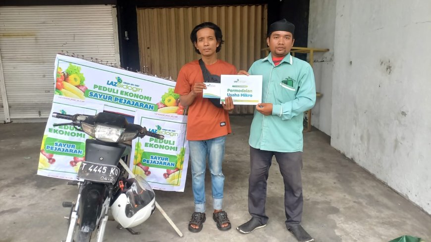 LAZ SIDOGIRI SALURKAN BANTUAN TAMBAHAN MODAL UNTUK PELAKU USAHA UMKM DI BALIKPAPAN
