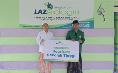 LAZ SIDOGIRI BANTU MAHASISWA DUAFA DI BANGKALAN TERUS MELANGKAH DI DUNIA PENDIDIKAN