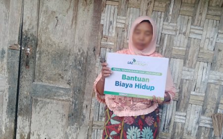RINGANKAN BEBAN WARGA DUAFA DI GALIS, LAZ SIDOGIRI SALURKAN BANTUAN BIAYA HIDUP