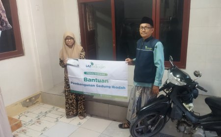 TINGKATKAN KENYAMANAN IBADAH, LAZ SIDOGIRI DUKUNG PEMBANGUNAN MUSHOLLA AZZAYDI   