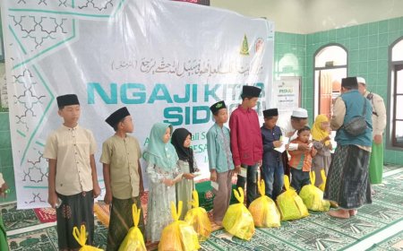 MOMEN NKS MALANG, LAZ SIDOGIRI NGAJI KITAB DENGAN SAYANGI YATIM