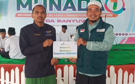 SUPPORT METODE CEPAT BACA KITAB, LAZ SIDOGIRI BANTU OPERASIONAL LOMBA MUNADA DI BANYUWANGI