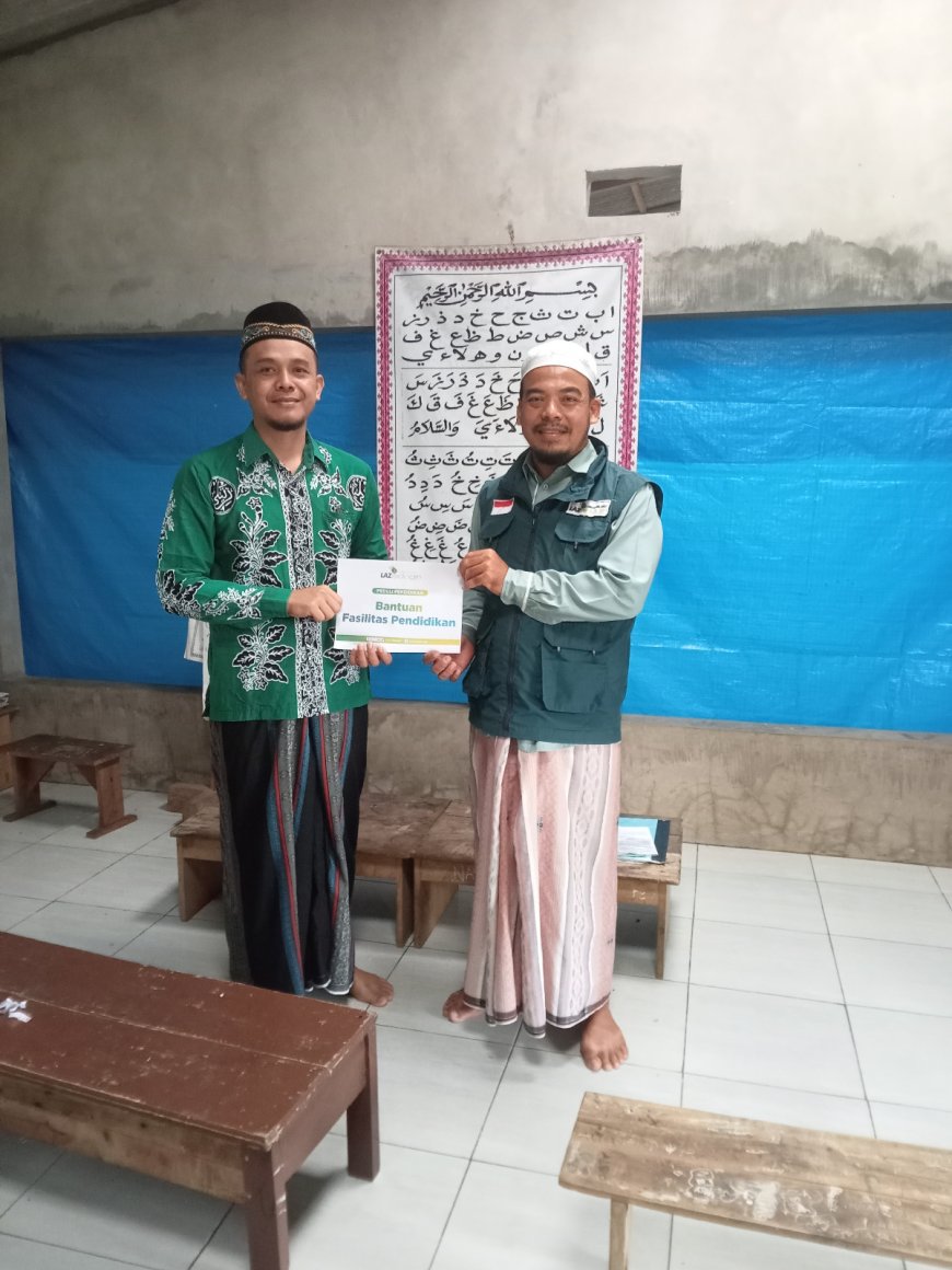 PEDULI PENDIDIKAN, LAZ SIDOGIRI BANTU SARANA TPQ BAITURROHMAN DI BANYUAWANGI
