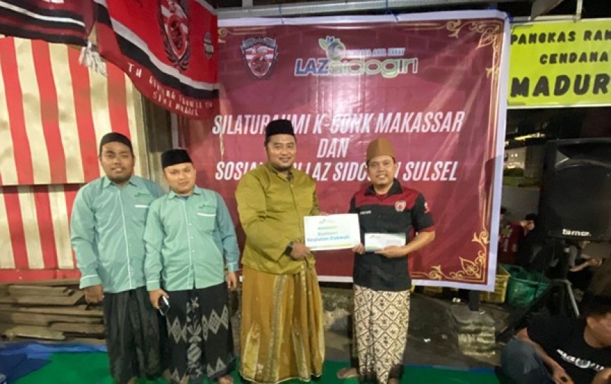 LAZ SIDOGIRI SALURKAN BANTUAN SARANA KEGIATAN DAKWAH DI MAKASSAR